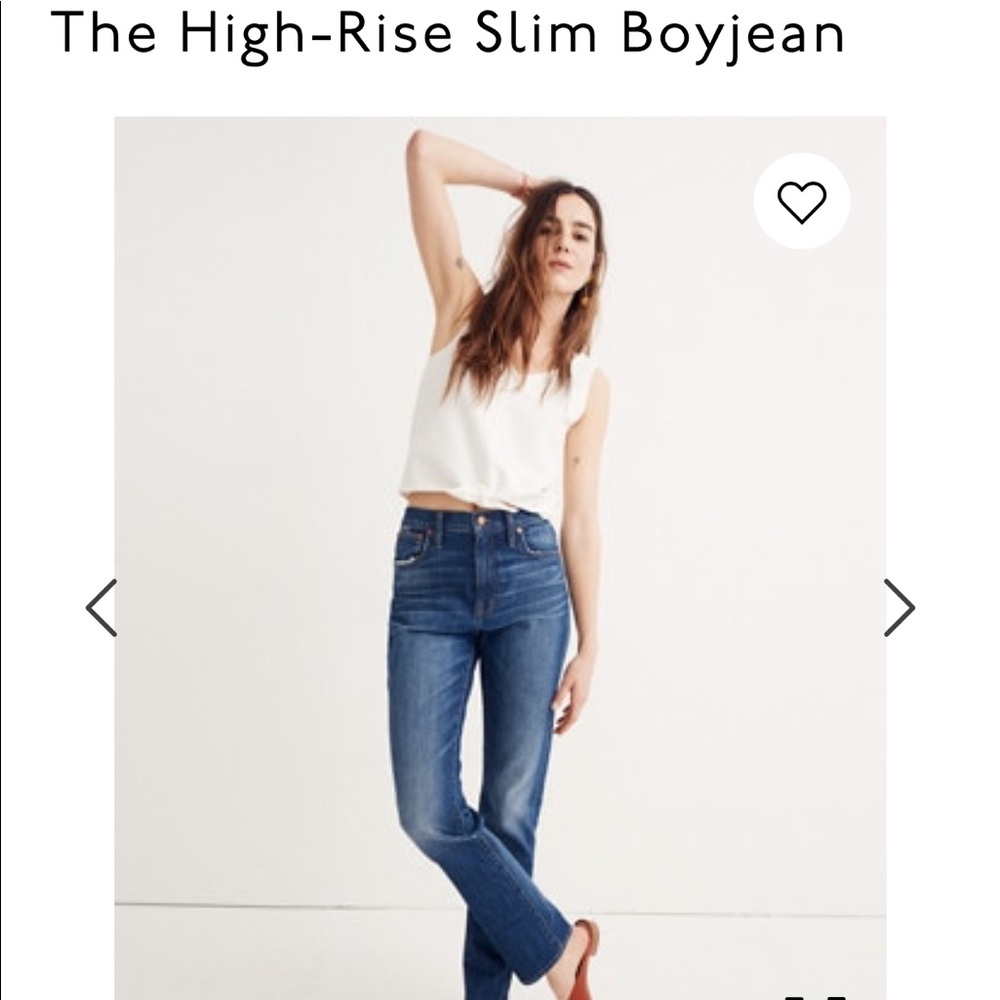 Made well High-Rise slim boyjean